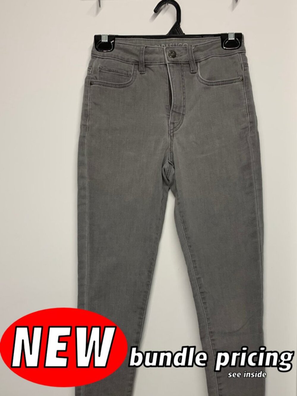 Parasuco Grey Skinny Jeans Size 4